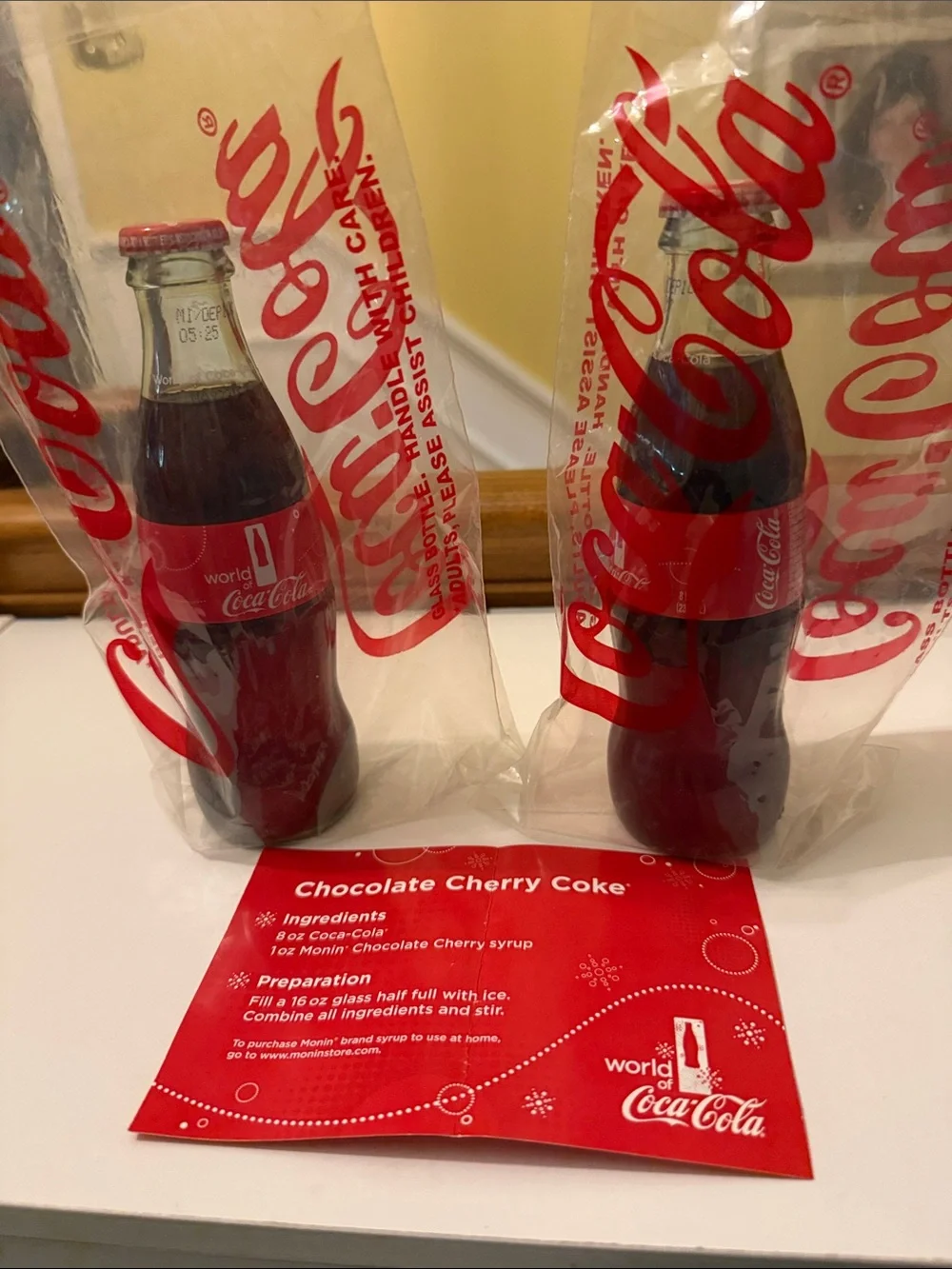 World of Coke Coca-cola collectible 8 oz bottles from 2013 Atlanta tour